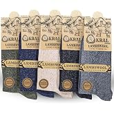Erkek Kışlık Termal Etkili (5'li Paket) Lambswool Kuzu Y&uuml;nl&uuml; &Ccedil;orap