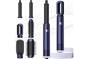 ‎MOGAWAVE Air styler 6 in 1 Hair styler set mit 1000W Haartrockner, Warmluftbürste, Föhnbürste, Rundbürstenföhn, Lockenstab, Glättbürste, Geben Sie dem Haar Volumen, Glätten, Locken und Föhnen