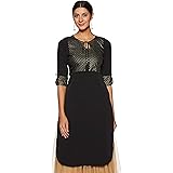 ZIYAA Women's Synthetic Straight Kurta