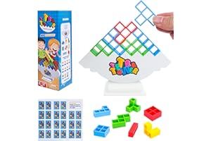 DAOUZL Blocs de Construction Tetris, Jeux de Empilables D'équilibre, Équilibrant Les Jouets dempilage, Montessori éducatifs Cadeaux d'anniversaire pour Garçons et Filles