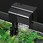 SOUSLOW 5W Aquarium Filter 450 L/H, Submersible Aquarium Filter, Adjustable and Quiet Water Flow, Oxygen Circulation for 10-1