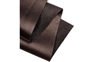 KGS Echte Lederblätter | Vollnarbiges Prägeleder | 1,3–1,5 mm Dickes | Rindslederblatt für Lederarbeiten und Reparaturen von Kozmo (Schokoladenbraun, 30 x 60 cm)