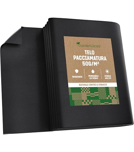 Polprotex - Tessuto non tessuto per erbacce da giardino, 150 g, larghezza 2 m, lunghezza 70 m