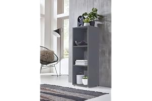 ‎BMG MÖBEL BMG Möbel Würfelregal Nizza Größen (Anthrazit, Würfel 3 Fächer)