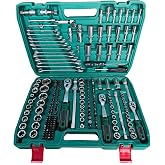 Profesyonel 216 Par&ccedil;a 72 Diş Eğik Cırcır Lokma Takımı &ndash; Almanya CR-V &Ccedil;elik Dayanıklılık &ndash; 1/4&rdquo;, 3/8&rdquo;, 1/2&rdquo; Boyutlu Cırcır ve 