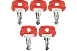 ANBOO 5 chiavi di avvio per Jungheinrich 702, per chiavi Jungheinrich Stapler, ricambio 702, chiavi di accensione Plant Key per Jungheinrich 702 209068 (702)