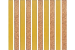 APOMOONS 10 PCS 200*20*2mm Strisce di Sughero Autoadesive,Strisce di Sughero Giunto di Espansione,Nastro per Cappelli Autoadesivo All'interno,Per Regolare la Misura del Cappello,per Tutti i Tipi di Cappello