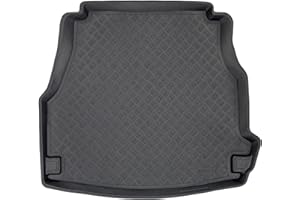 SMK Tapis de coffre en PE pour Mercedes-Benz C Classe W206 depuis 2021 Rendez votre voyage plus confortable grâce à ce tapis de voiture durable - Tapis de coffre de voiture tout temps, protection cont