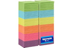 Orighty mikrofiber rengöringsduk, 100-pack högabsorberande rengöringsmaterial, luddfria kökshanddukar rengöringstrasor, mikrofiberhanddukar för bilar, hus, fönster, 30 x 30 cm