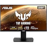 ASUS TUF Gaming VG289Q, 28 Inch4K (3840x2160) Gaming monitor, IPS, 90% DCI-P3, DP, HDMI, FreeSync, Low Blue Light, Flicker Fr