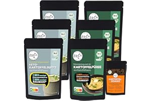 ‎LOWCA LOWER CARB KARTOFFELPRODUKTE | stark kohlenhydratreduziert | kalorienreduziert | protein- und ballaststoffreich | bio … (3x Suppe + 3x PÜREE) …
