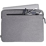 Amazon Brand - Eono Minimalism Laptop Sleeve Case with 2 Compartments Padded Notebook Tablet Carrying Bag for 14-15.6 inch La