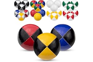 Juggle Dream Set di 3 Palline da Giocoleria Professionali, con Video di Apprendimento Online, Perfette per Principianti ed Esperti