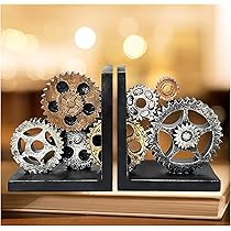 Lot De 2 Serre-Livres En Métal Chat - Design Mignon Et Stable | Pour Bureau, Étagère, Décoration Maison