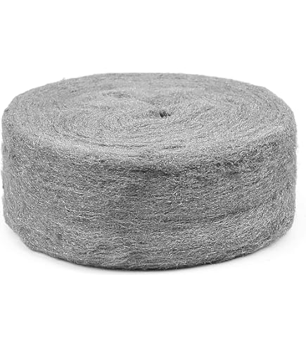 Lot De 4 Rouleaux Laine D'Acier Anti-Souris 4m - Ultra-Fine & Inoxydable 000 - Repousse Rongeurs + Nettoyage/Polissage