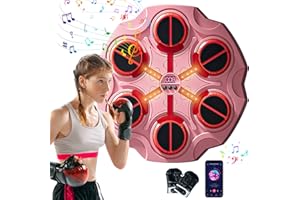 Pneterg Boxe Mural Musique, Machine De Boxe Musicale Adulte, Music Boxing Machine, Machine Boxe Musicale Adulte, Boxing Training Mural pour EntraîNement