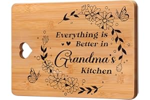 APJIELOP Grandma Gifts, Mothers Day Gifts for Grandma - Bamboo Cutting Board, Grandma Birthday Gifts, Spacial Gifts for Grandma, Grandma Gifts from Grandchildren, Gift Ideas for Grandma