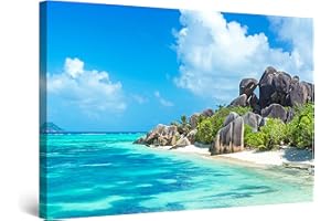 Startonight Impression sur Toile Rêve Plage - Tableau Abstrait - Decoration Murale Salon Moderne - Image sur Toile - 80 x 120 cm