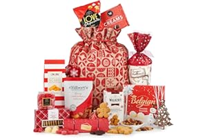Thornton & France Dig & Share Luxury Christmas Food Hamper Treats Box | Sweet & Savoury With Chocolates & Crisps & Nuts | 12 Non-Alcoholic Delicious Items Great For Couples