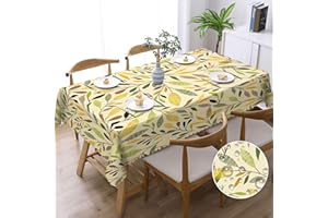 Calinline Tovaglia Rettangolare Impermeabile Tovaglie Poliestere Tovaglia Antimacchia Rettangolare per Feste, Matrimoni, Picnic e Giardini 110x140 cm
