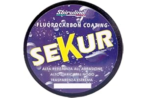 Sbirulino® Fil SEKUR en fluorocarbone Revêtement 100 m Spécial Truite