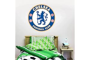 Beautiful Game Chelsea Football Club Official Crest Wall Sticker (60cm)