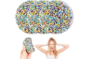 Sinirttou 3 Piezas Picky Pad, Skin Picking Fidget Toys, Reducir la Ansiedad Almohadillas Fidget, Juguete Sensorial Juguetes para Aliviar La Dermatillomanía Y Tricotilomanía(Redonda)