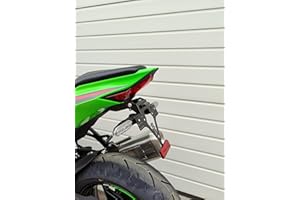 Portatarga corto per Kawasaki ZX-4 R/RR dal 2023-2024 portatarga EVO set conversione posteriore zx4rr anniverary GroFaTec coda posteriore corta Tidy zx-4 anche per frecce originali