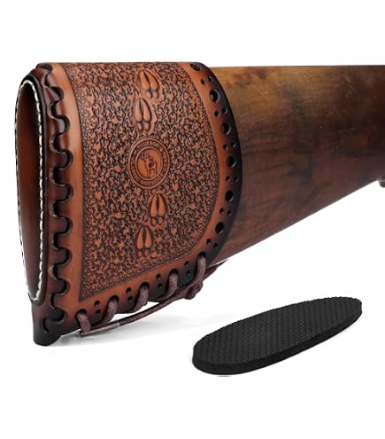 Sniper Rifle Check Pad Cheek Pad WWII US Garand Leather Sniper - Left Hand Reproduction For M1 ...