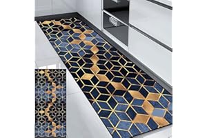 HUAXIQUE Passatoia Corridoio Tappeto Passatoia Cucina Antiscivolo Lavabile per Bagno Cucina Soggiorno Camera Da Letto 50x240cm Stile C