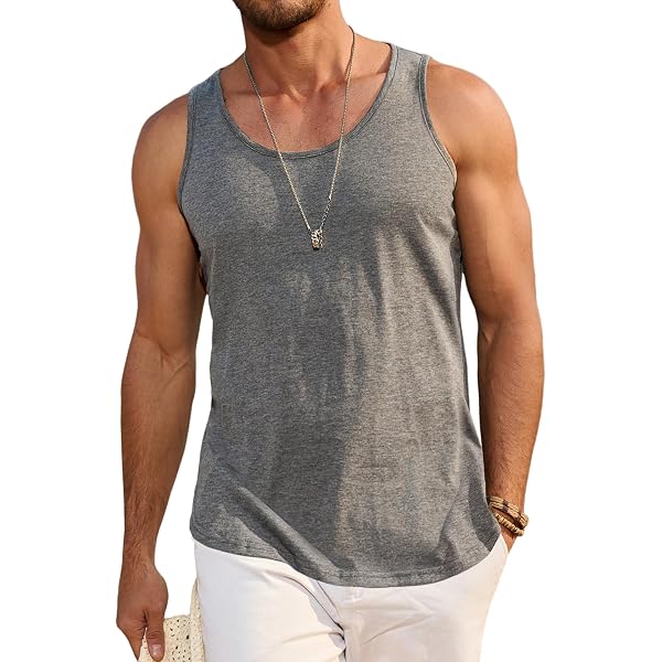 Jan Vanderstorm Débardeur Homme Double Pack Tideman - Lot De 2 Débardeurs Coton Coupe Confort+ - 8