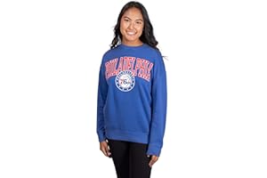 Ultra Game Women's Extra Soft Fleece Distressed Oversized Pullover Sweatshirt NBA Pull en Polaire Extra Doux Effet Vieilli Femme (Lot de 1)