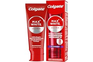 ‎COLGATE Colgate Max White Ultra Multi Protect Toothpaste 50 ml - Toothpaste for Whiter Teeth and Long-Lasting Freshness
