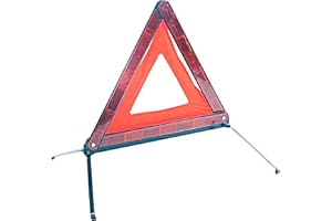 BEST PRICE SQUARE AA Warning Triangle For Breakdown Roadside Emergency Hazard AA0071 - EU Driving Legal Standard For Cars Vans Trucks - Storage Case Included