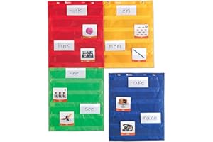 Learning Resources Tableaux Carrés pour Tableau à Poches (Jeu de 4)