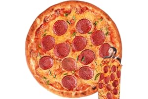FainFun Pizza Decke Rund, Burrito Blanket, Warme Tortilla Decke für Alle Jahreszeiten - Sofa, Baby, Geschenk für Freunde und Kinder 160cm (63in)