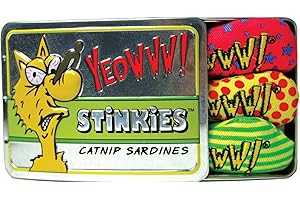 Yeowww Tin of Stinkies Jouet avec Cataire pour Chat