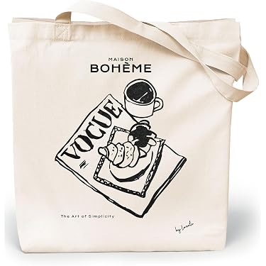 WIERAEM Borsa In Tela Di Cotone Per Donna, Beige, Con Chiusura Lampo, Tasca Interna, Riutilizzabile, 38x38 Cm - 3