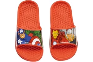 REQUETEGUAY Chanclas Avengers Playa o Piscina - Flip-Flop Avengers Los Vengadores Marvel para niños
