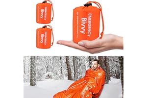Mitening Emergency Tent, Portable Emergency Sleeping Bag, Emergency Tent, Waterproof Survival Sleeping Bag, Heat Repellent, First Aid Rescue Blankets, Ultralight Bivouac Bag for Outdoor Camping and