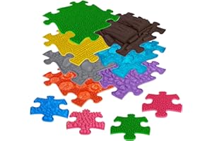 Muffik Orthopaedic Sensory Structure Mats Basic Set -2-11 Pieces for Tactile Perception