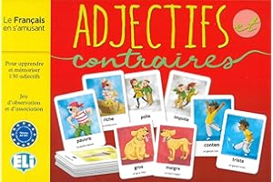 Klett Sprachen GmbH Adjectifs et contraires. Gamebox: Spiel à 2 x 65 Karten mit Adjektiven und ihren Gegensätzen, 1 Joker- und 1 Ereigniskarte + Spielanleitung
