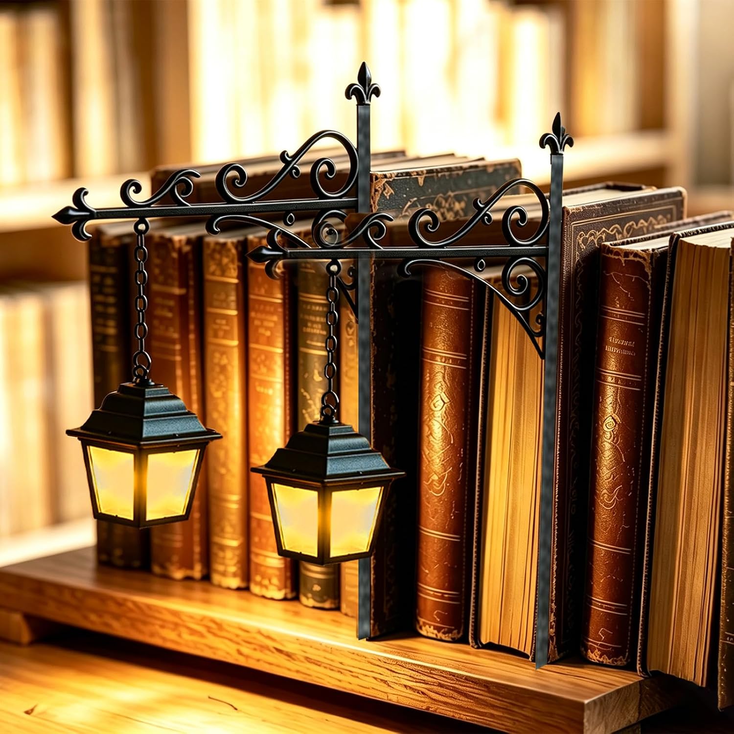 Technische Daten & Spezifikationen : Bücherregal Lampe 2 Stück Halloween Deko Büch