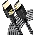 PowerBear 4K HDMI Cable 6 M | High Speed, Braided Nylon & Gold Connectors, 4K @ 60Hz, Ultra HD, 2K, 1080P, ARC & CL3 Rated | for Laptop, Monitor, PS5, PS4, Xbox One, Fire TV, Apple TV PC