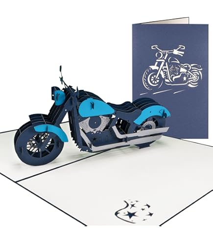 Motorbike Birthday Card For Boyfriend, Funny Motorcycle Birthday Cards For Husband Or Partner - View #2