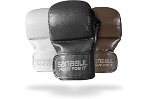 SANABUL New Item Battle forgiato 198,4 Gram MMA Hybrid Sparring Gloves