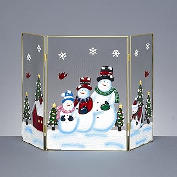 Santa Christmas Fireguard Fire Screen, Premier #AC121626: Amazon.co.uk
