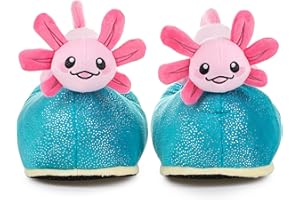 corimori Plüsch-Hausschuhe zwei Einheitsgrößen (Kinder 25-33,5 und Erwachsene 34-44), Gummizug und Flexible Sohle, passt allen