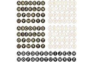BEEFLYING 130 Pezzi ciondoli smaltati Alfabeto A~Z ciondoli smaltati iniziali 26 ciondoli Lettera Perline per Collana Braccialetto Gioielli Fare Artigianato Fai da Te fornitori