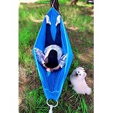 Bundera Kamp Hamağı Piknik Hamağı Bah&ccedil;e Balkon Outdoor Kamp Salıncak Hamak (Mavi)